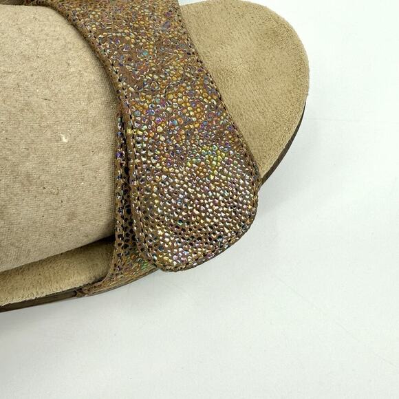 Dansko Womens US Size 10.5-11 Shimmer Size 41 Platform Casual Slingback Sandal - Picture 9 of 12